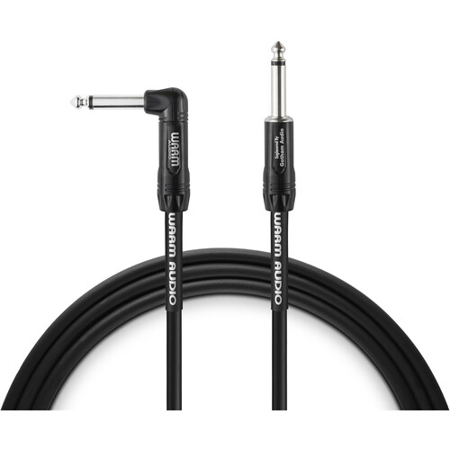 Warm Audio Pro Series Right-End to Straight-End Instrument Cable (10')
