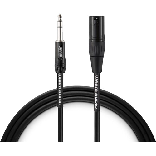 Warm Audio Pro Series XLR-M to TRS Cable (3')