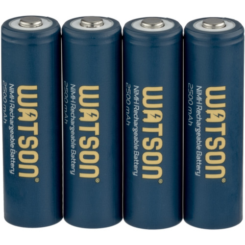 Watson AA NiMH Rechargeable Batteries AANIMH25004 B&H Photo