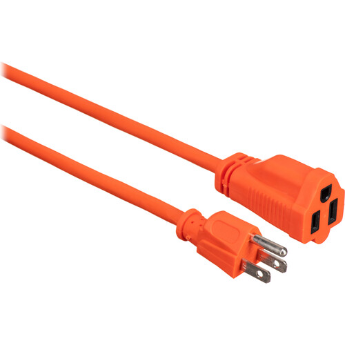 Watson AC Power Extension Cord (16 AWG Orange 25')