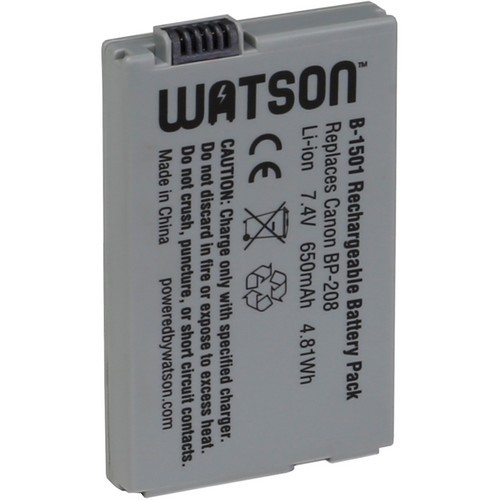 Watson BP 208 Lithium Ion Battery Pack (7.4V, 650mAh) B 1501