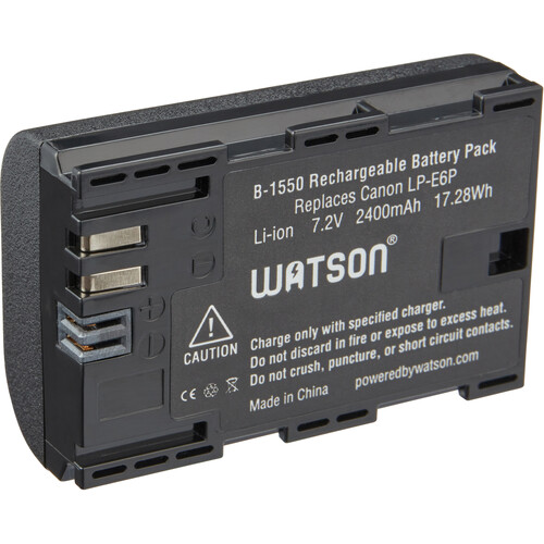 Watson LP-E6P Li-Ion Battery (2400mAh)