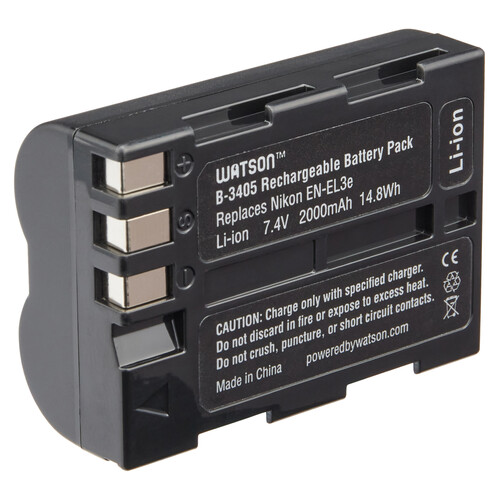Watson EN-EL3e Lithium-Ion Battery Pack (7.4V 2000mAh)
