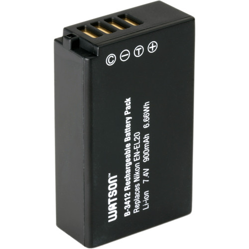 Watson EN-EL20 Lithium-Ion Battery Pack (7.4V 900mAh)