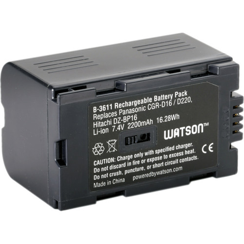 Watson CGR-D16 Lithium-Ion Battery Pack (7.4 V 2200mAh)