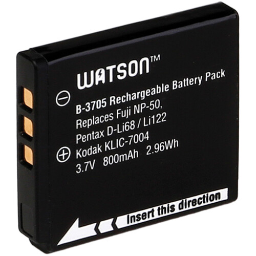 Watson D-Li68 / NP-50 / KLIC-7004 Lithium-Ion Battery Pack (3.7V 800mAh)