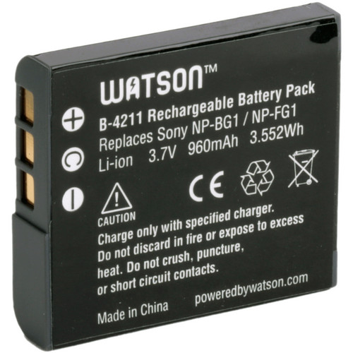 Watson NP-FG1 / NP-BG1 Lithium-Ion Battery Pack (3.7V 960mAh)