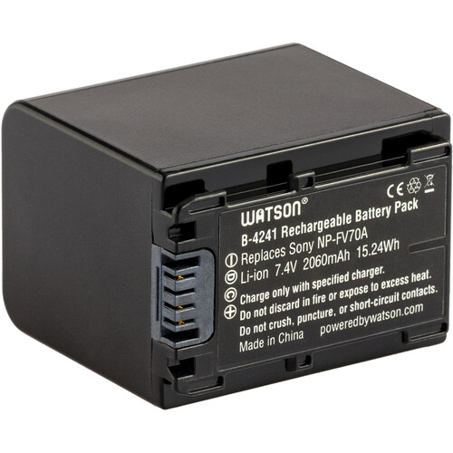 Watson NP-FV70A Lithium-Ion Battery Pack (7.4V 2060mAh)