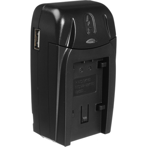 Watson Compact AC/DC Charger for Panasonic VW-VBK VW-VBL & VBT Batteries