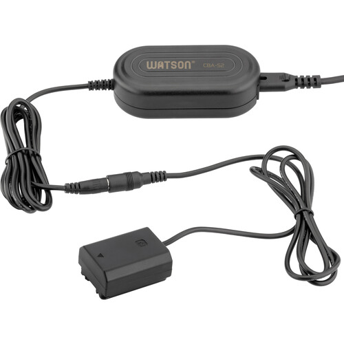 Watson CBA-S2 AC Adapter and DC Coupler Replaces Sony NP-FZ100 Battery