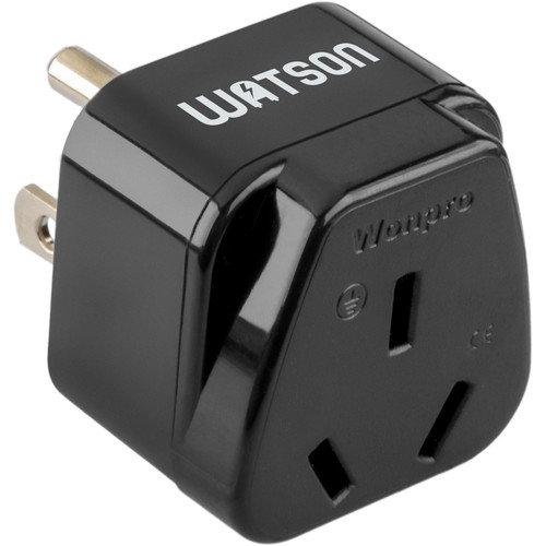 Watson 3-Prong Australia/Argentina (Type I) to 3-Prong USA Power Adapter Plug