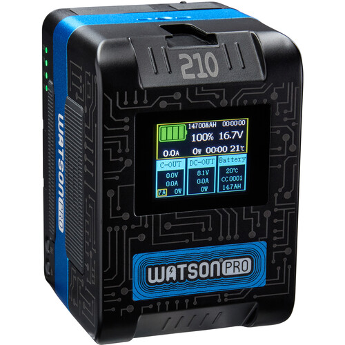 Watson FastPower VM-210-FP Battery with USB Ports (210Wh V-Mount)