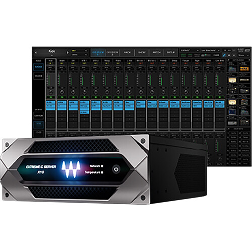 Waves SuperRack SoundGrid Extreme-C Combo + Waves Essential Plug-Ins (2 RU Half-Rack)