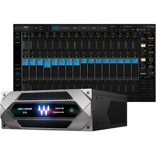 Waves SuperRack SoundGrid One-C Combo + Waves Essential Plug-Ins (2 RU Half-Rack)