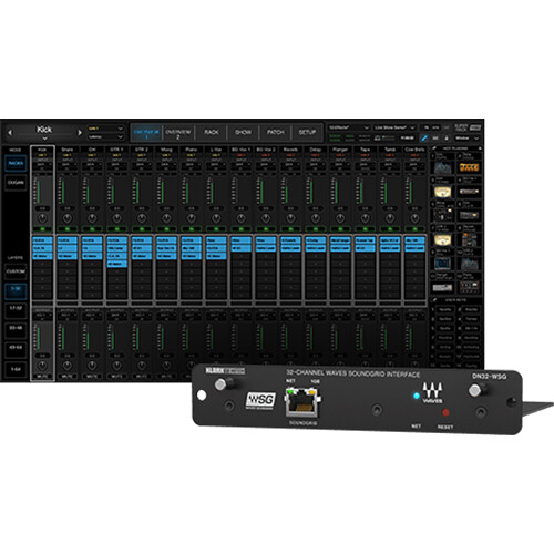 Waves DN32-WSG I/O Card + Superrack Soundgrid License