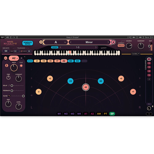 Waves Harmony Real-Time Vocal Harmony Plug-In (Download)