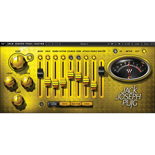 Waves JJP Guitars - Guitar Processing Plug-In (Native/SoundGrid Download)