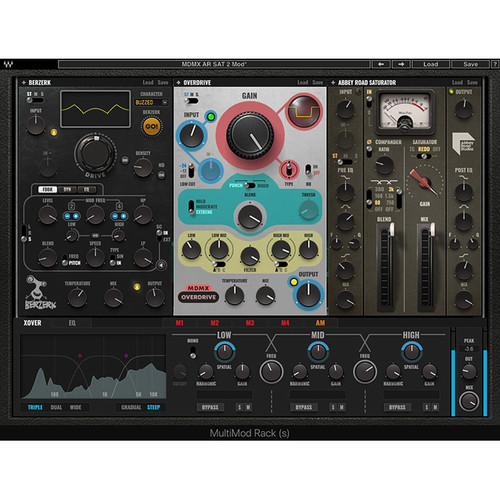 Waves MultiMod Rack Multiband Modulation Rack Plug-In for Distortion Modules (Download)