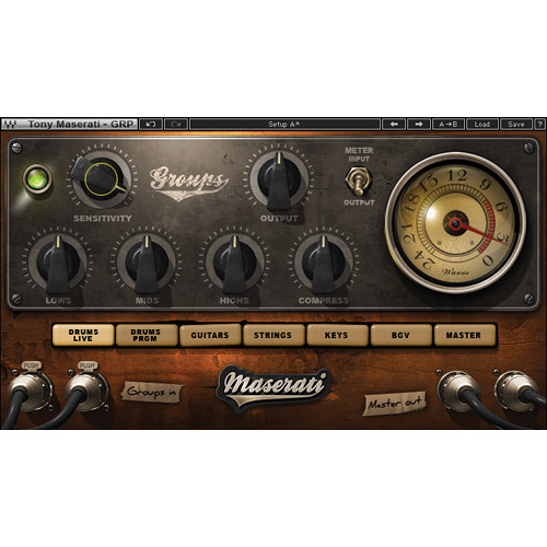 Waves Maserati GRP - Group Processor Plug-In (Native/SoundGrid Download)