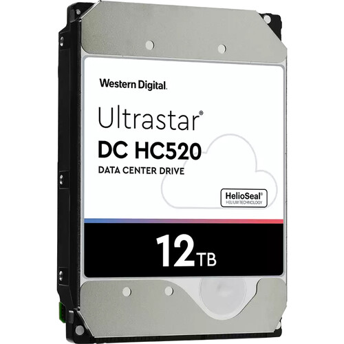 WD 12TB Ultrastar DC HC520 7200 rpm SATA III 3.5