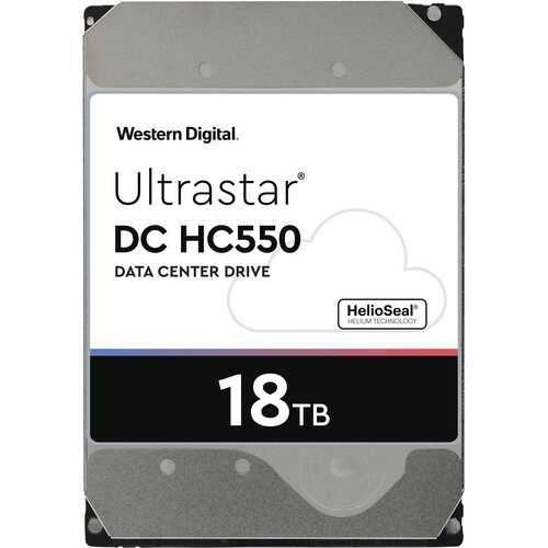 WD 18TB UltraStar DC HC550 7200 rpm SAS-3 3.5