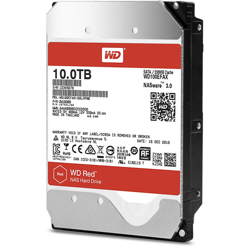 WD 10TB Red 5400 rpm SATA III 3.5" Internal NAS HDD (OEM)