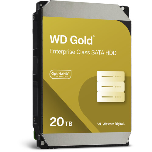 WD 20TB Gold 7200 rpm SATA III 3.5