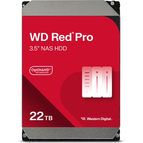 WD 22TB Red Pro 7200 rpm SATA III 3.5