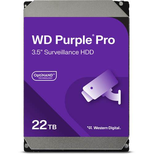 WD 22TB Purple Pro 7200 rpm SATA III 3.5