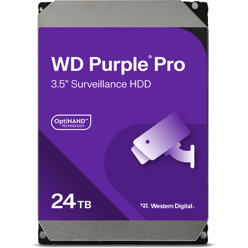 WD 24TB Purple Pro 7200 rpm SATA III 3.5