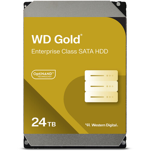 WD 24TB Gold 7200 rpm SATA III 3.5