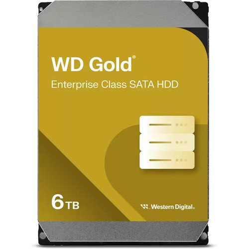 WD 6TB Gold 7200 rpm SATA III 3.5