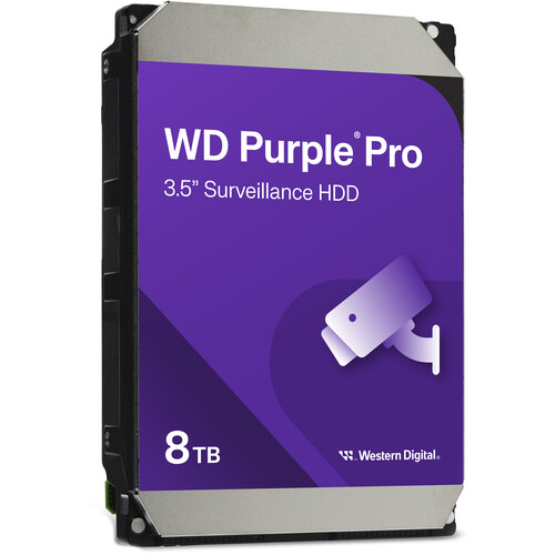 WD 8TB Purple Pro 7200 rpm SATA III 3.5