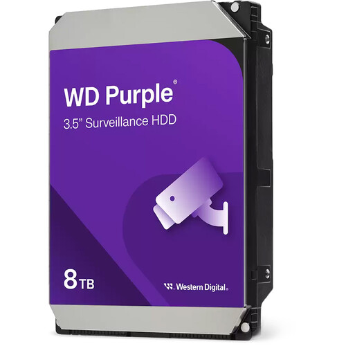 WD 8TB Purple 5460 rpm SATA III 3.5