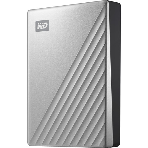 WD 6TB My Passport Ultra USB 3.0 Type-C External Hard Drive (Silver)