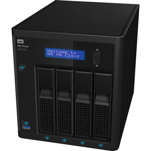 WD My Cloud Expert Series 32TB EX4100 4-Bay WDBWZE0320KBK-NESN