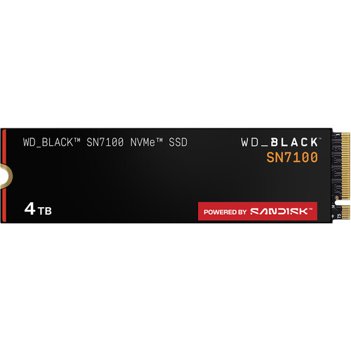 WD 4TB WD_BLACK SN7100 NVMe PCIe 4.0 M.2 Internal SSD