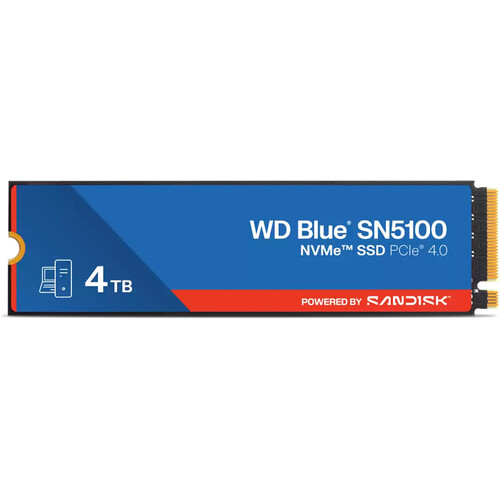 WD 4TB Blue SN5100 NVMe PCIe 4.0 Internal SSD