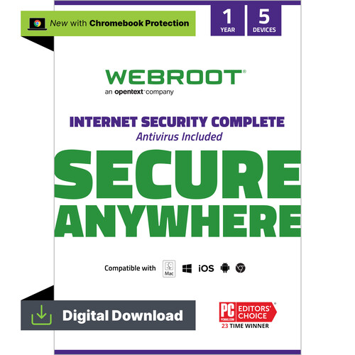 Webroot Internet Security Complete (5 Users 1 Year)