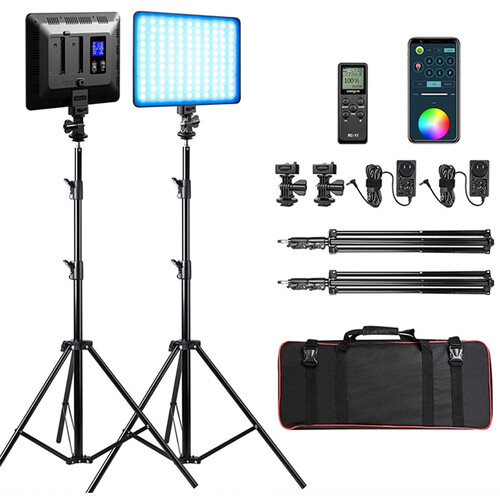 Weeylite Sprite 20 RGB LED Panel 2-Light Kit