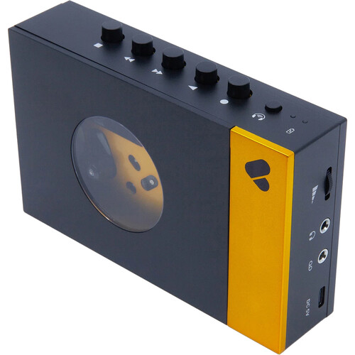 WE ARE REWIND WE-001 Amy Portable Bluetooth Cassette Player (Black and Yellow Limited Edition)
