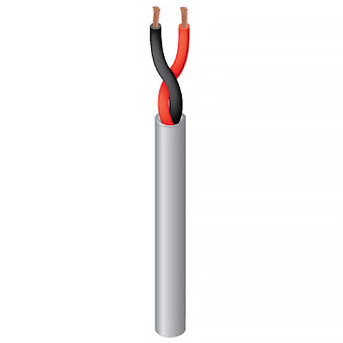 West Penn 224 18 AWG 2-Conductor Unshielded Speaker Cable (500' Gray)