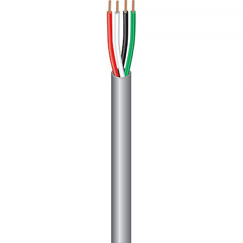 West Penn 241 22 AWG 4-Conductor Unshielded Cable (1000' Gray)