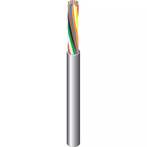 West Penn 270 22 AWG 6-Conductor Unshielded Cable (1000' Gray)