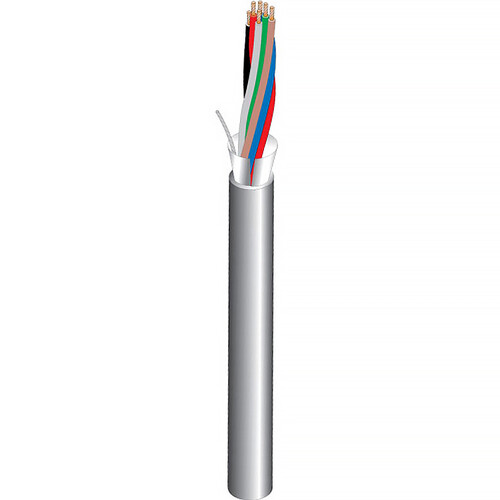 West Penn 3021 18 AWG 6-Conductor Shielded Cable (500' Gray)
