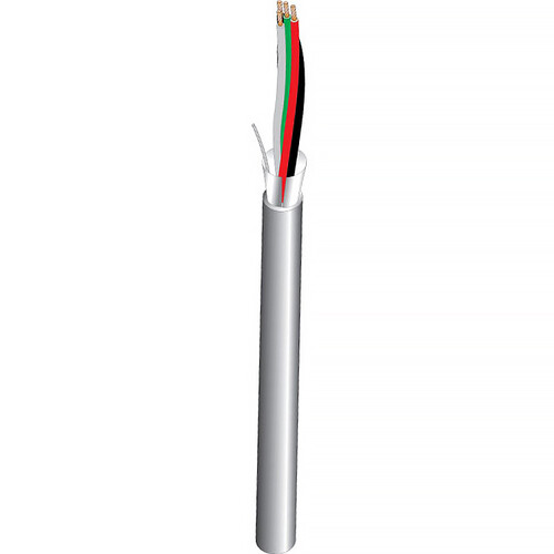 West Penn 3244 18 AWG 4-Conductor Shielded Cable (1000' Gray)