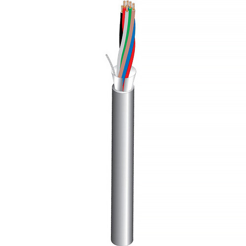 West Penn 3270 22 AWG 6-Conductor Shielded Cable (500' Gray)