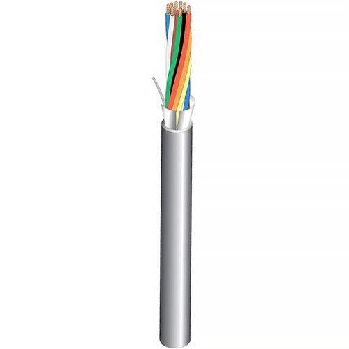 West Penn 3271 22 AWG 8-Conductor Shielded Cable (500' Gray)