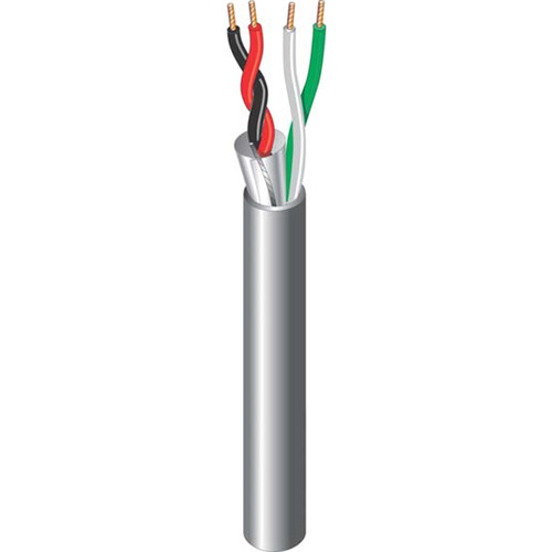 West Penn 356 4-Conductor Shielded Cable (1000' Gray)