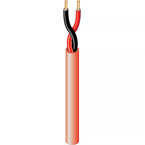 West Penn 990 16 AWG 2-Conductor Unshielded Fire Alarm Cable (1000' Red)